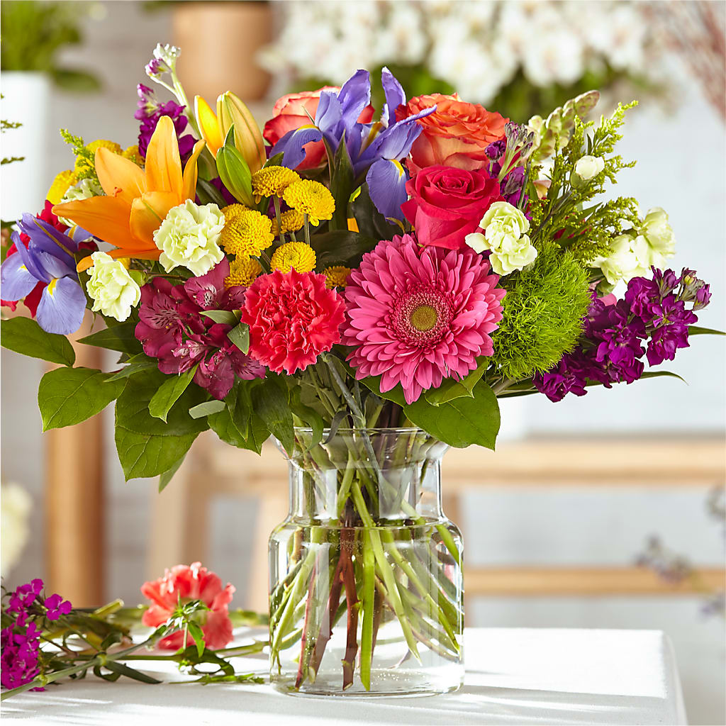 Bold & Bright – A Florist Original – Village Bloom Florist, Folsom LA