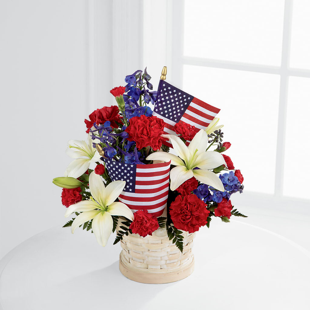 American Glory Bouquet – Village Bloom Florist, Folsom LA