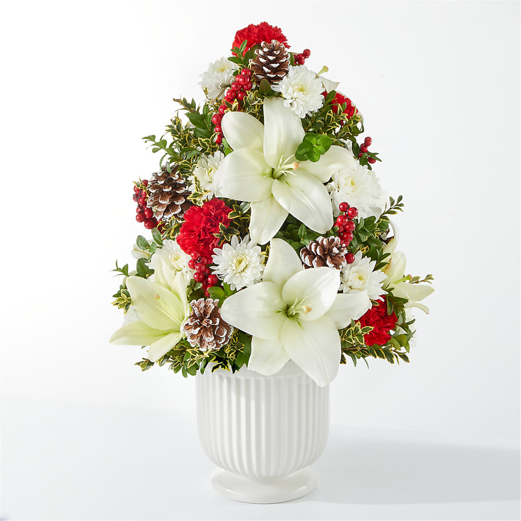 Festive Moments Tree – Village Bloom Florist, Folsom LA