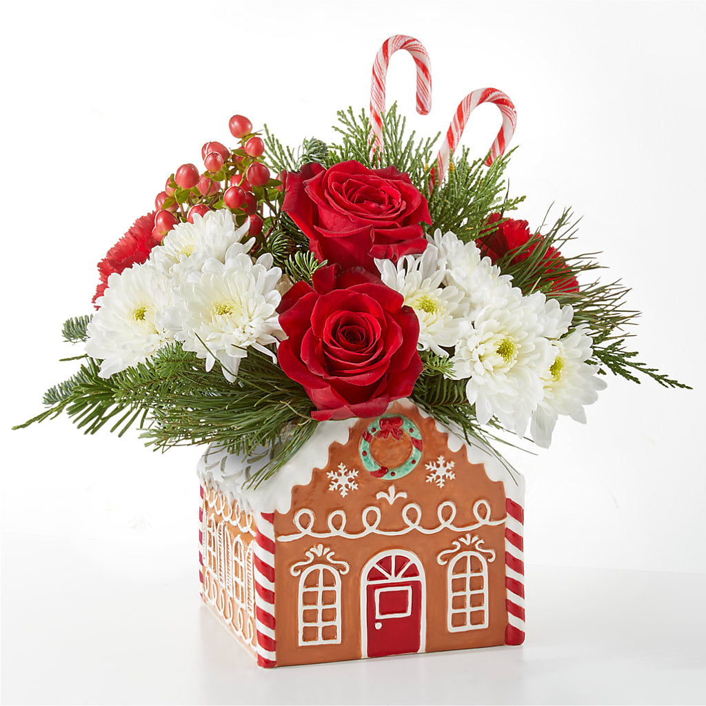 Gingerbread Bakery Bouquet – Village Bloom Florist, Folsom LA