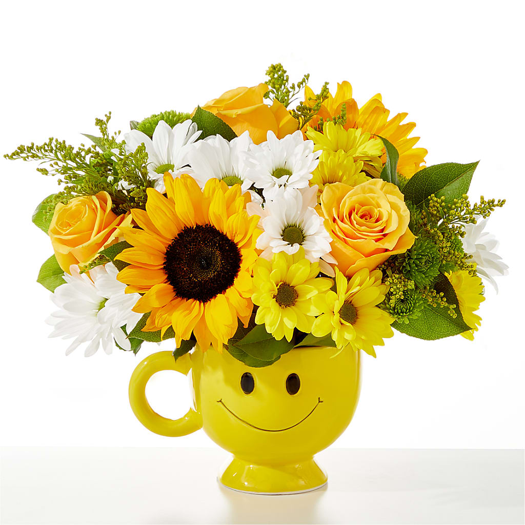 Be Happy Bouquet – Village Bloom Florist, Folsom LA