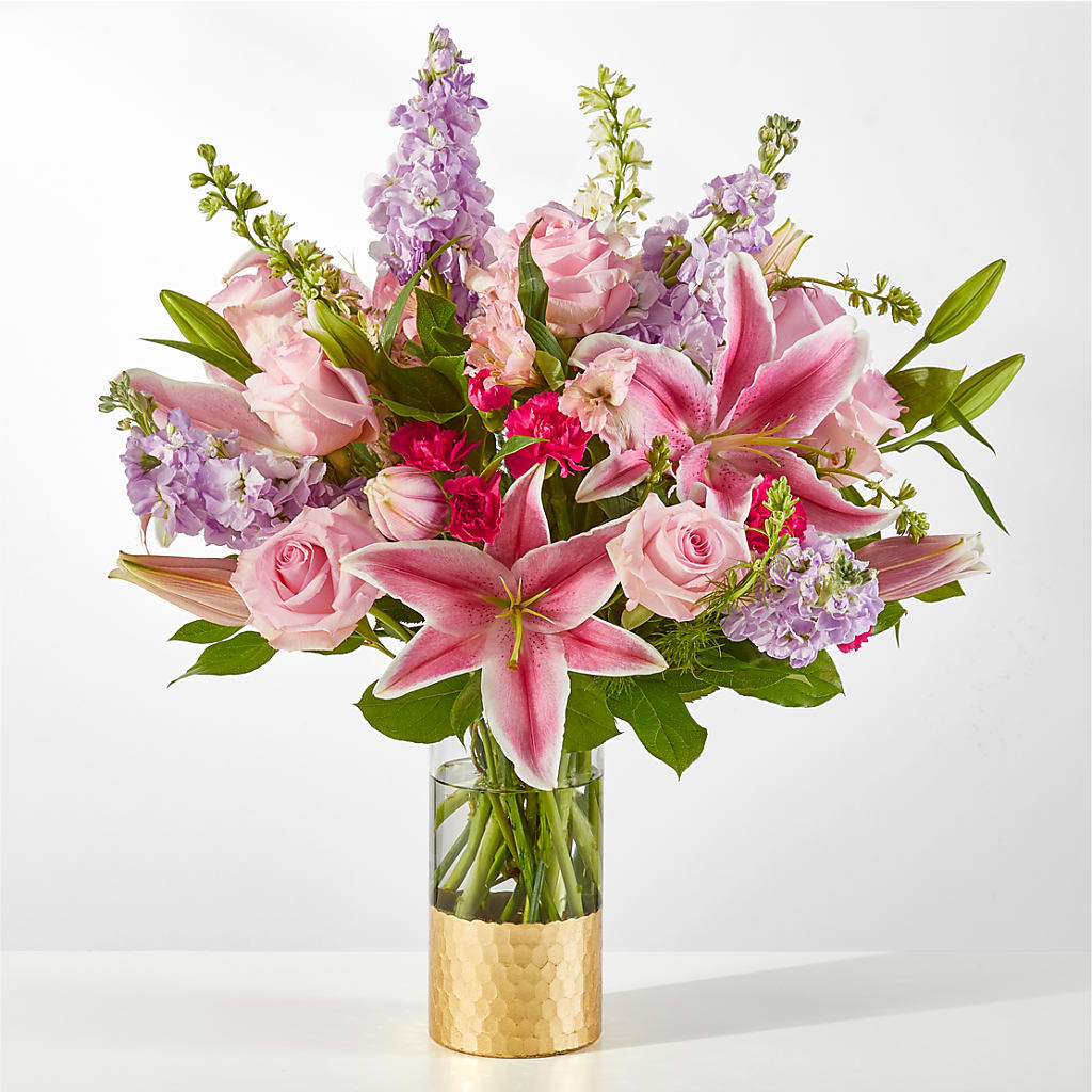 Mauvelous Bouquet – Village Bloom Florist, Folsom LA