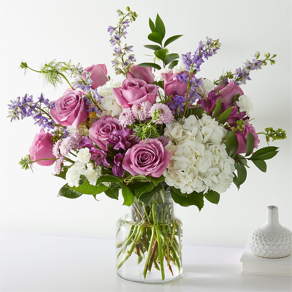 Violet Caress Bouquet – Village Bloom Florist, Folsom LA