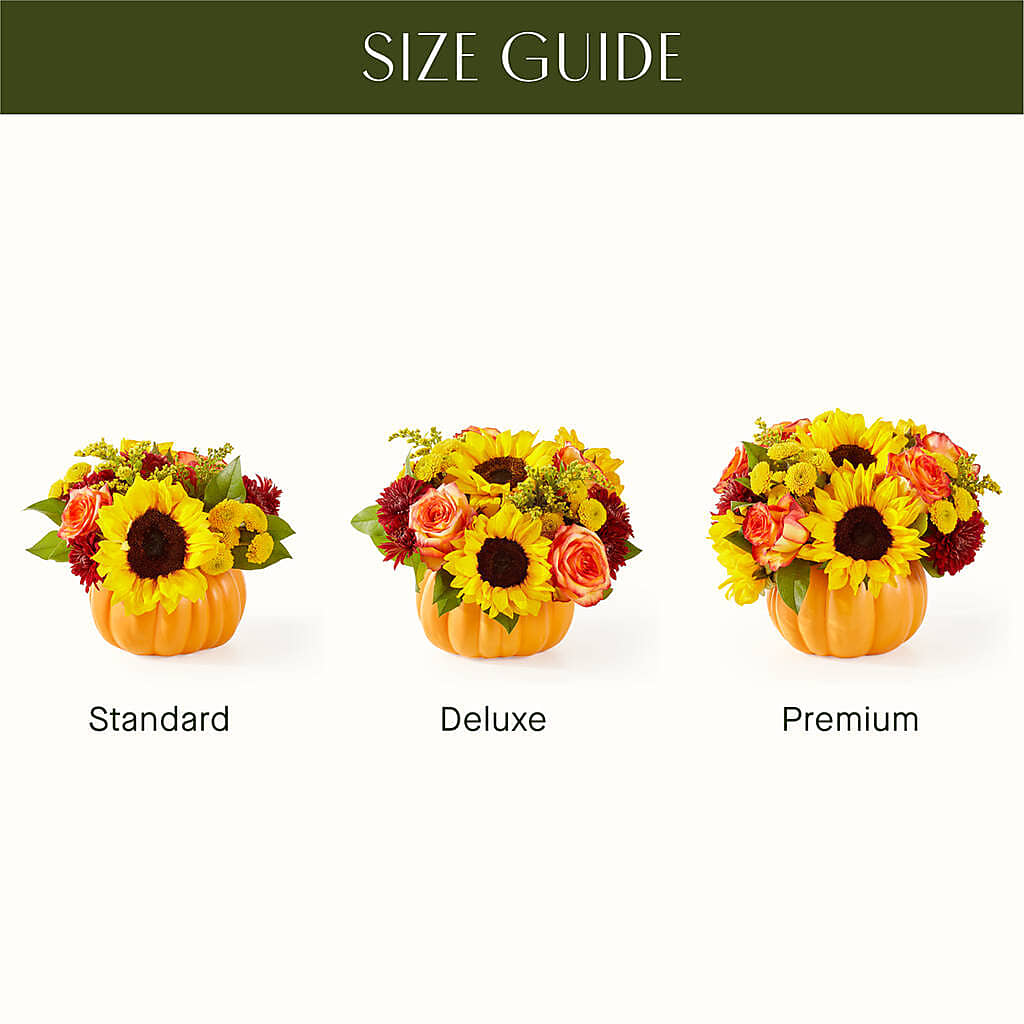 Golden Gourd Pumpkin Bouquet – Village Bloom Florist, Folsom LA