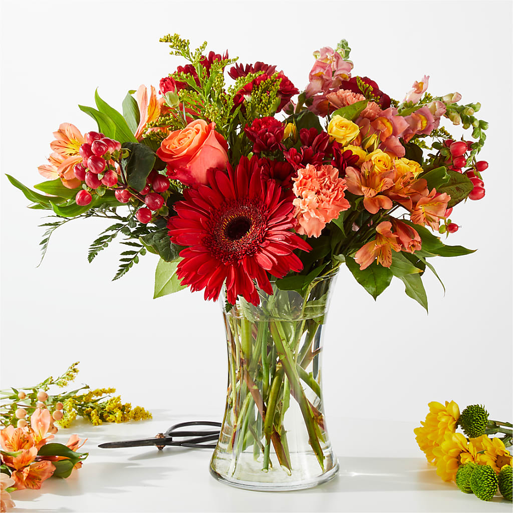 Fall Delight – A Florist Original – Village Bloom Florist, Folsom LA