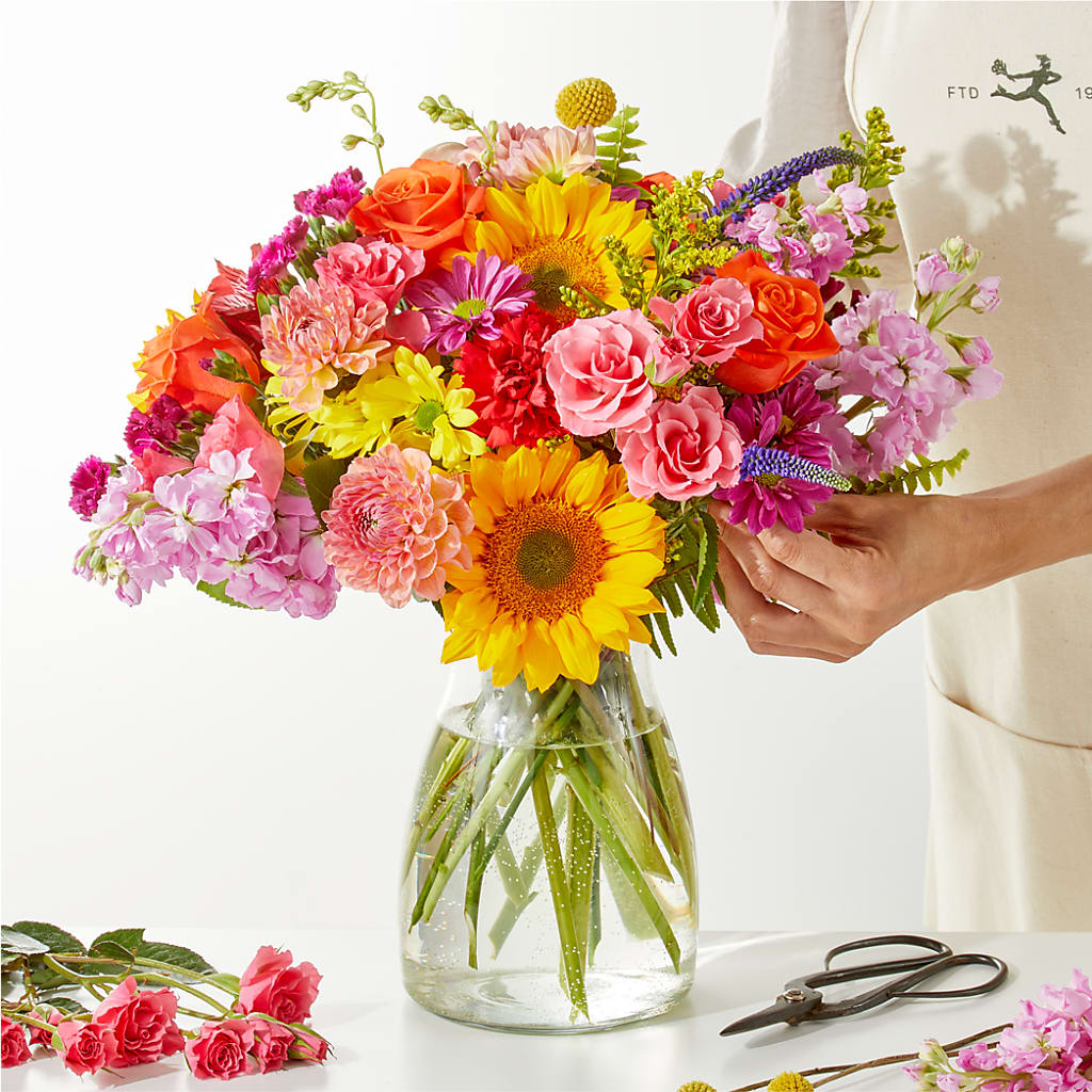 Cue the Confetti - A Florist Original – Village Bloom Florist, Folsom LA