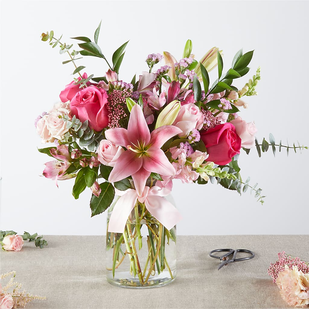 Pink Ribbon - A Florist Original – Village Bloom Florist, Folsom LA