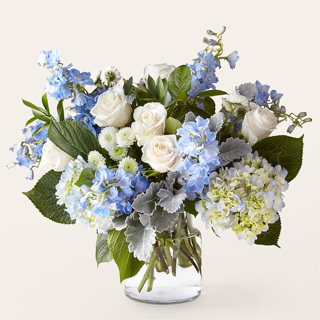Clear Skies Bouquet – Village Bloom Florist, Folsom LA