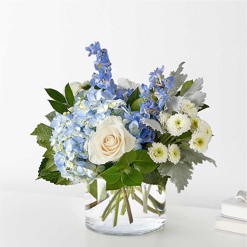 Clear Skies Bouquet – Village Bloom Florist, Folsom LA