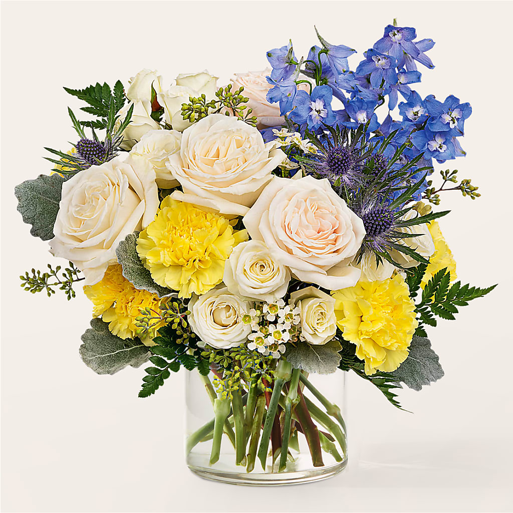 Lemon Sorbet Bouquet – Village Bloom Florist, Folsom LA
