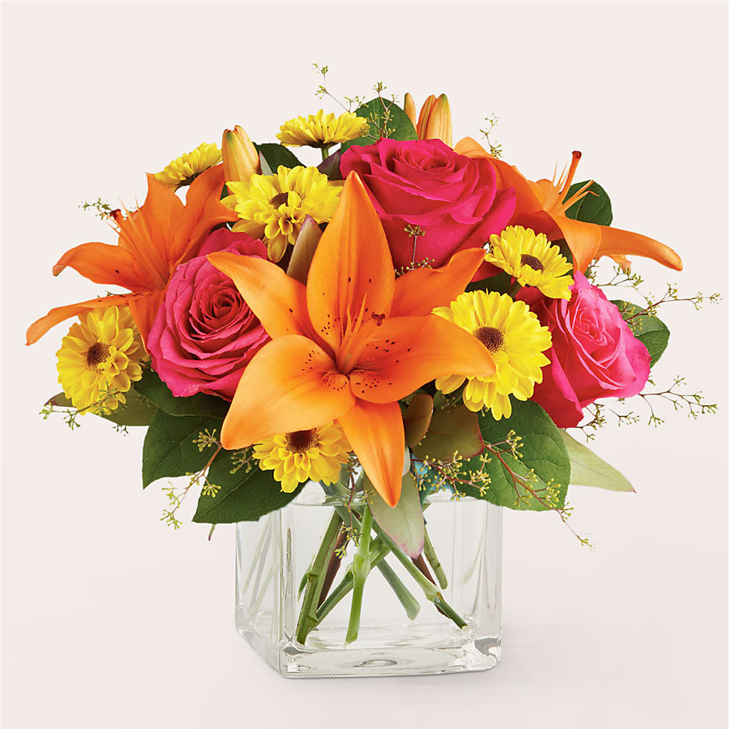 Neon Lights Bouquet – Village Bloom Florist, Folsom LA