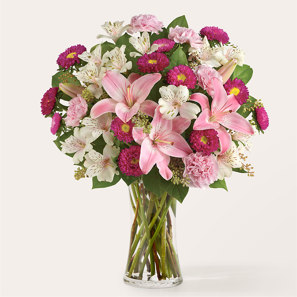 Feeling Fuchsia Bouquet – Village Bloom Florist, Folsom LA