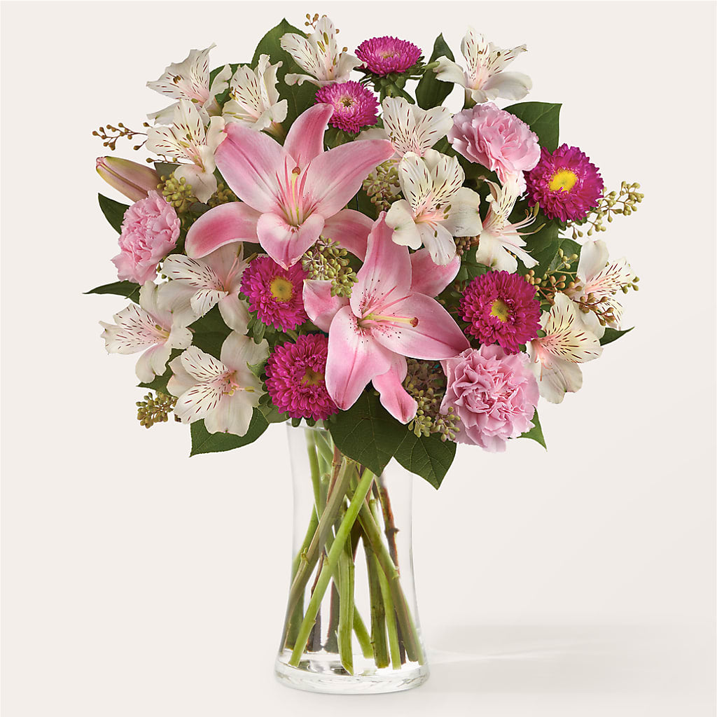 Feeling Fuchsia Bouquet – Village Bloom Florist, Folsom LA