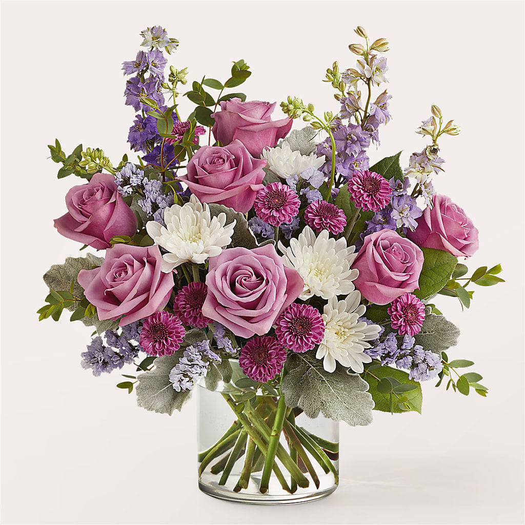 Violet Frost Bouquet – Village Bloom Florist, Folsom LA