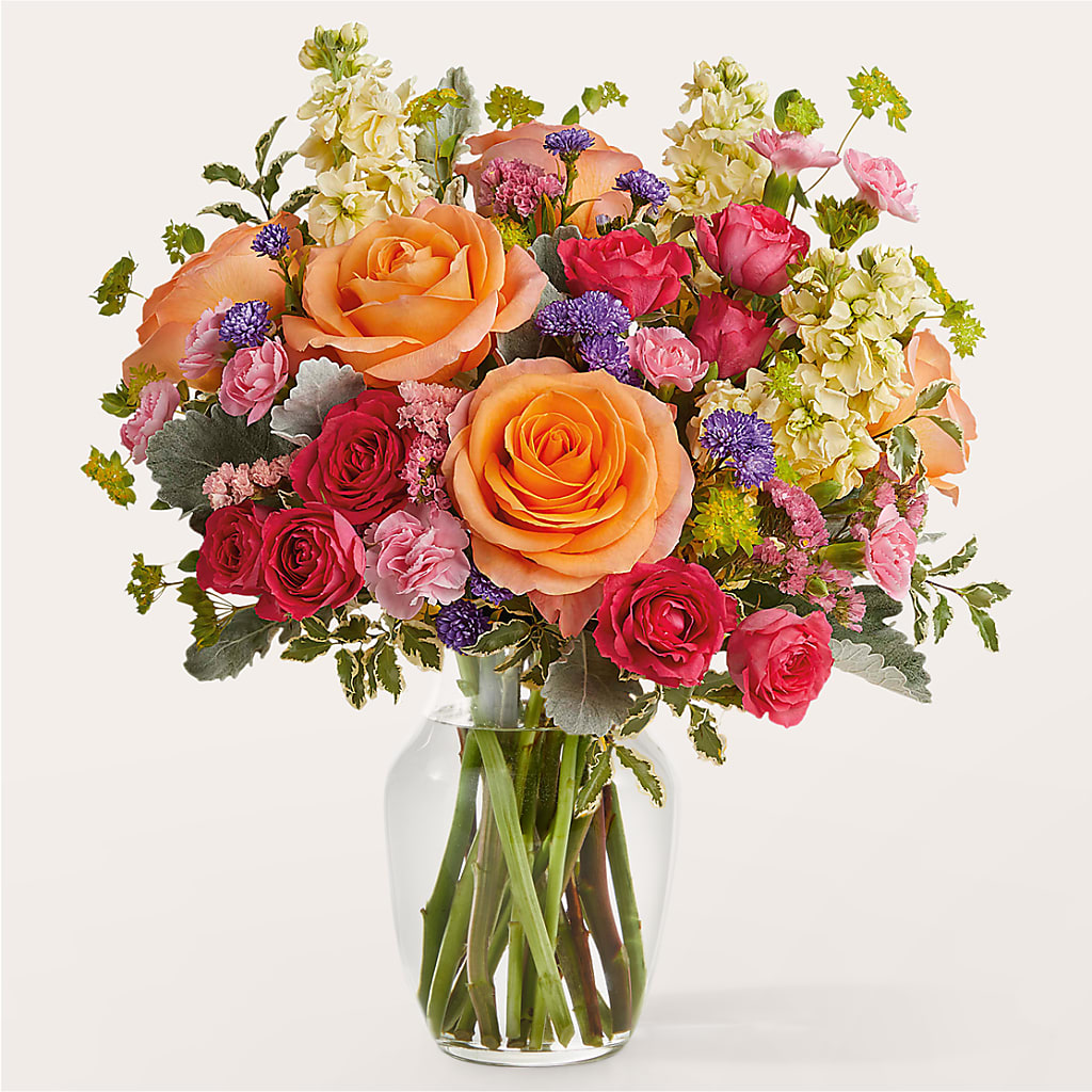 Tangerine Tango Bouquet – Village Bloom Florist, Folsom LA