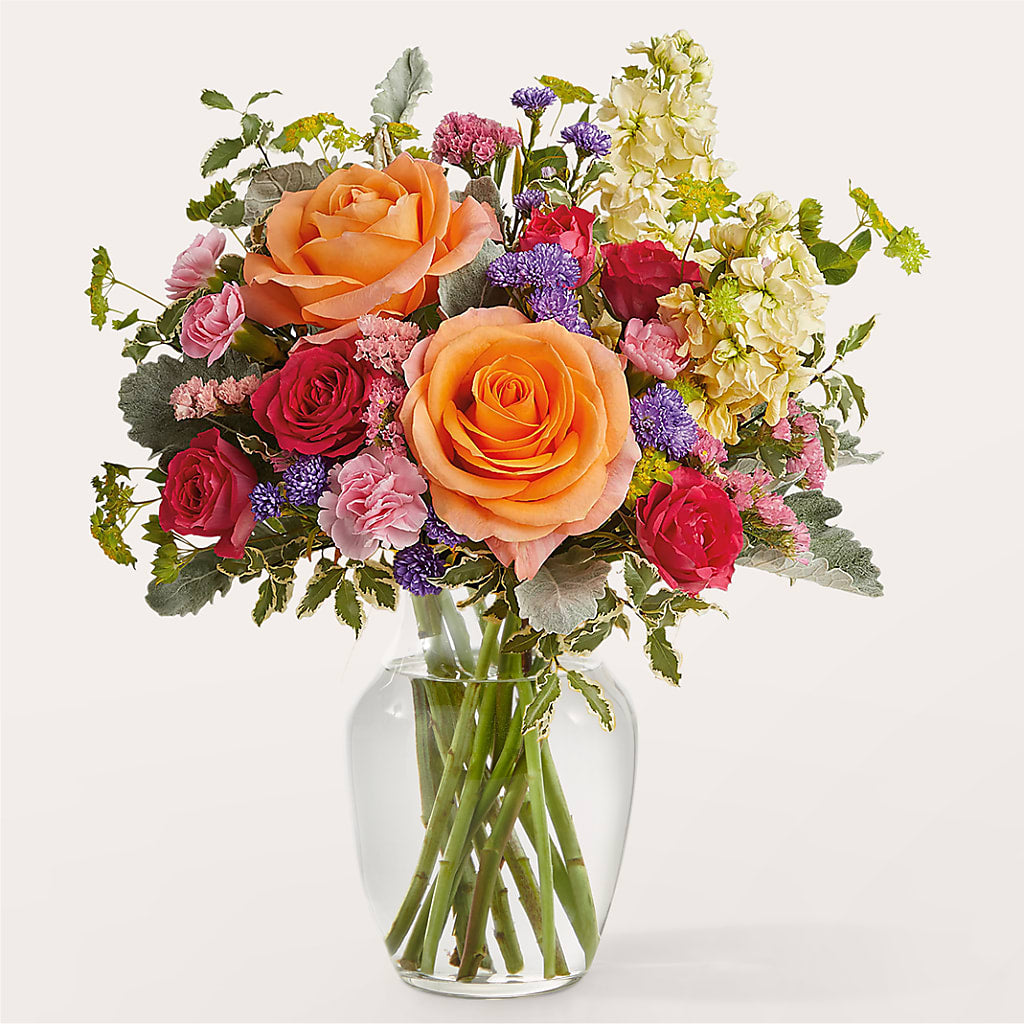 Tangerine Tango Bouquet – Village Bloom Florist, Folsom LA