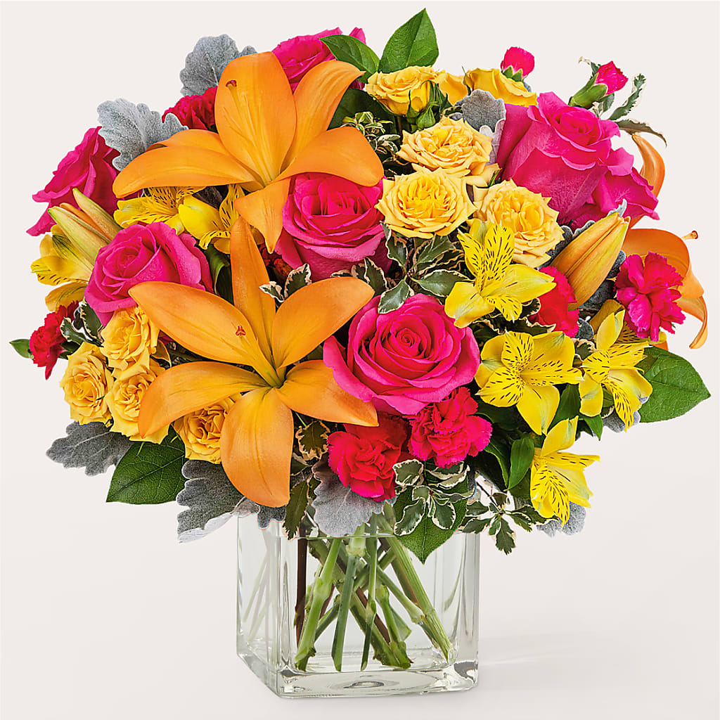 To the Tropics Bouquet – Village Bloom Florist, Folsom LA