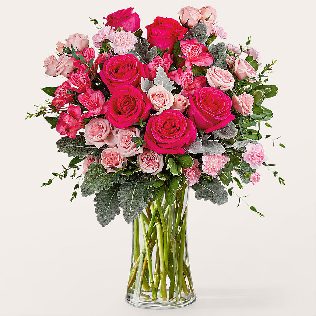 Tickled Pink Bouquet – Village Bloom Florist, Folsom LA