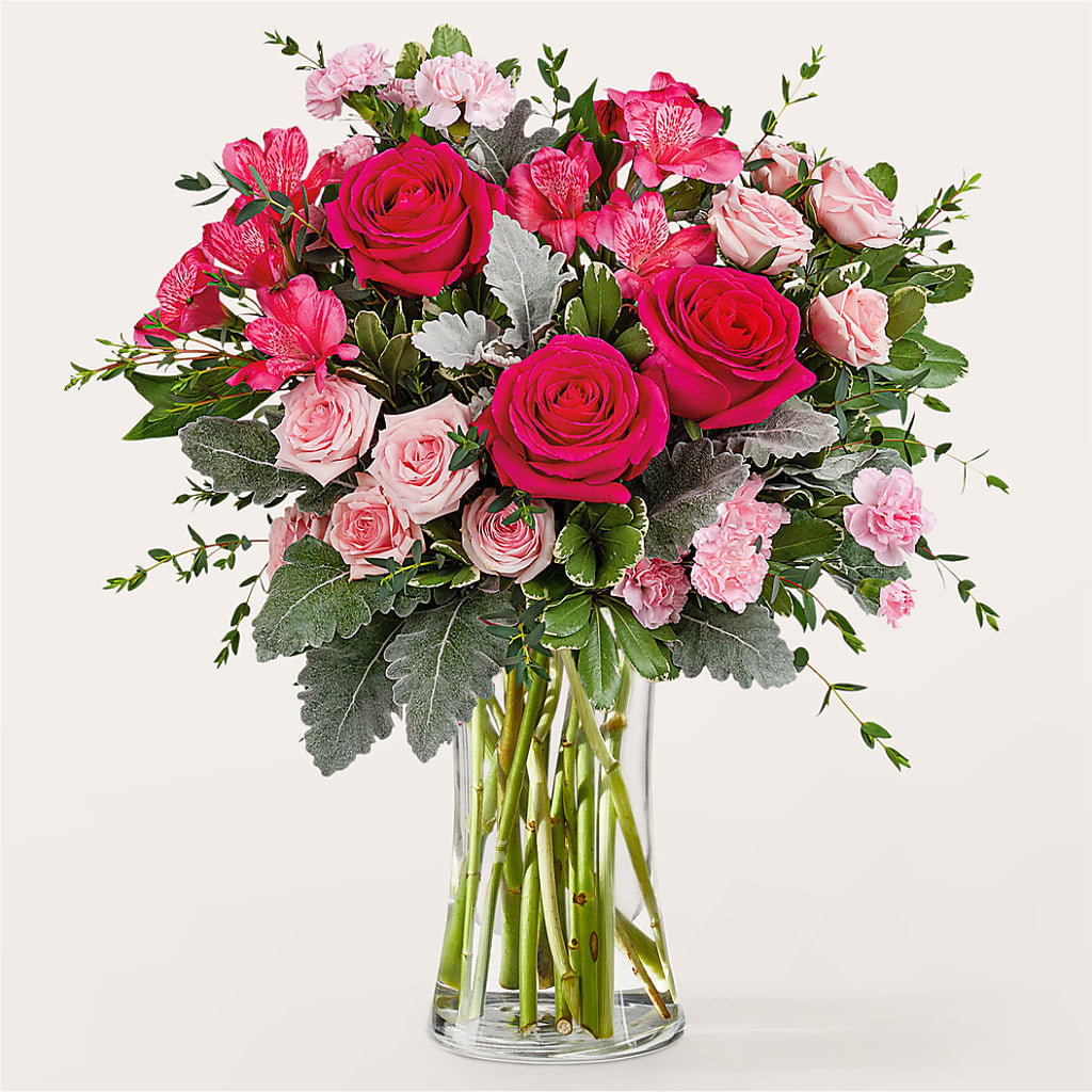 Tickled Pink Bouquet – Village Bloom Florist, Folsom LA