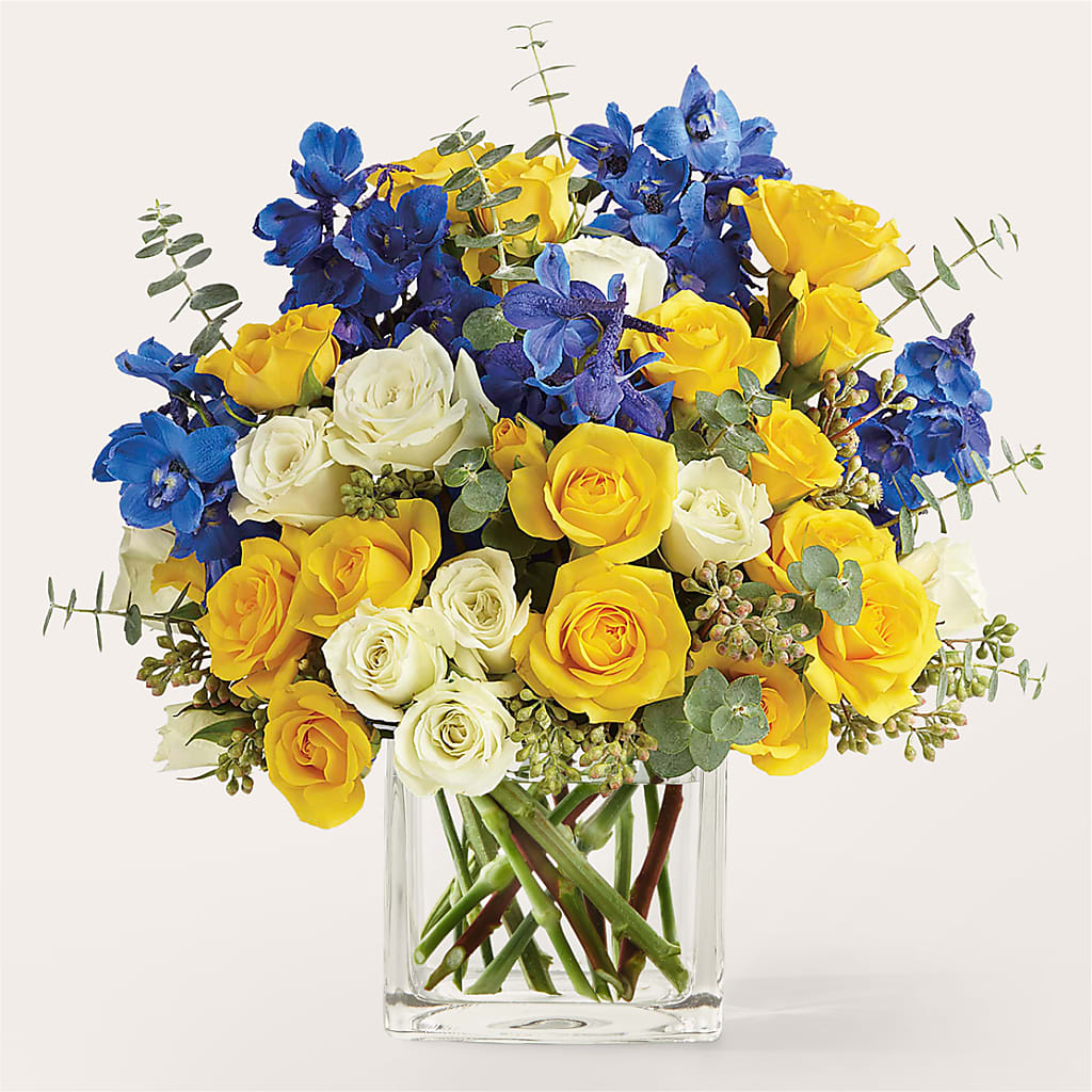 Sparkling Citrine Bouquet – Village Bloom Florist, Folsom LA