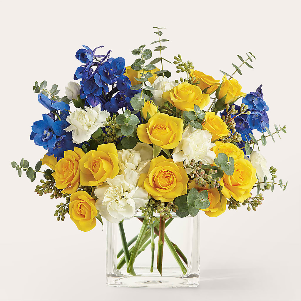 Sparkling Citrine Bouquet – Village Bloom Florist, Folsom LA