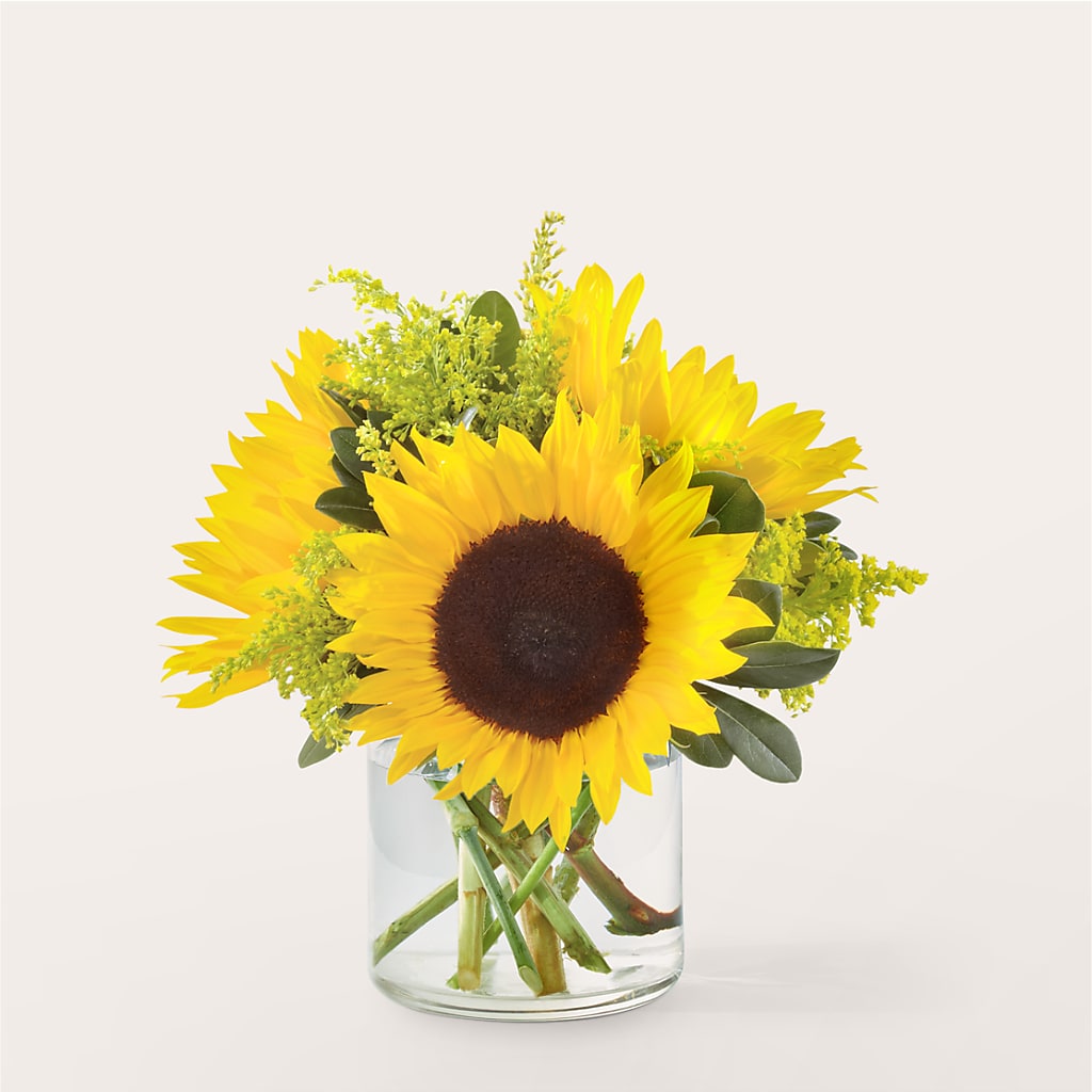 Beaming Sunflower Bouquet – Village Bloom Florist, Folsom LA