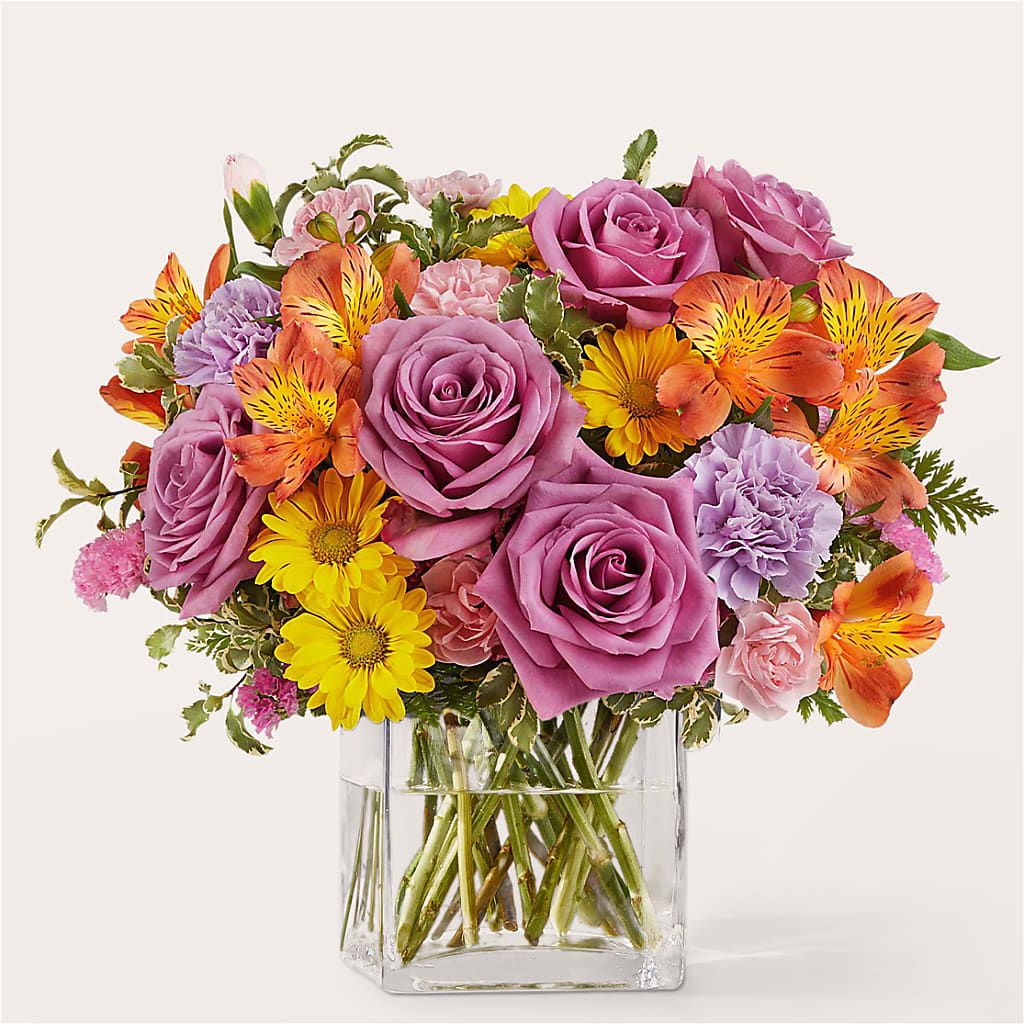 Shades of Happiness Bouquet – Village Bloom Florist, Folsom LA