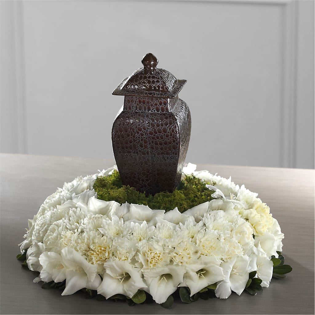 Encircling Grace Arrangement – Village Bloom Florist, Folsom LA