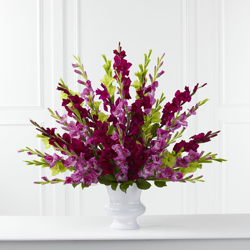 Solemn Offering Arrangement – Village Bloom Florist, Folsom LA
