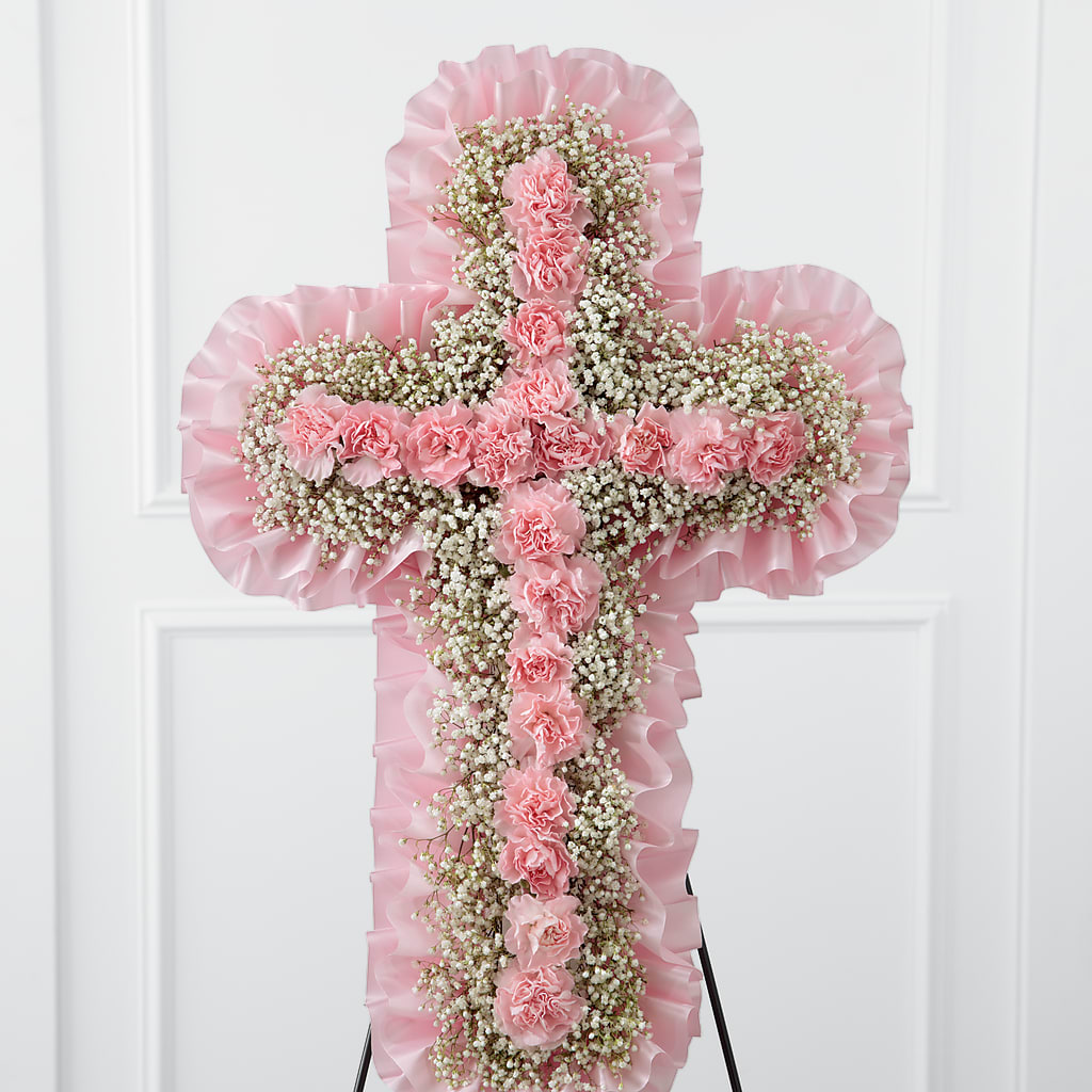 Angel's Cross Easel – Village Bloom Florist, Folsom LA