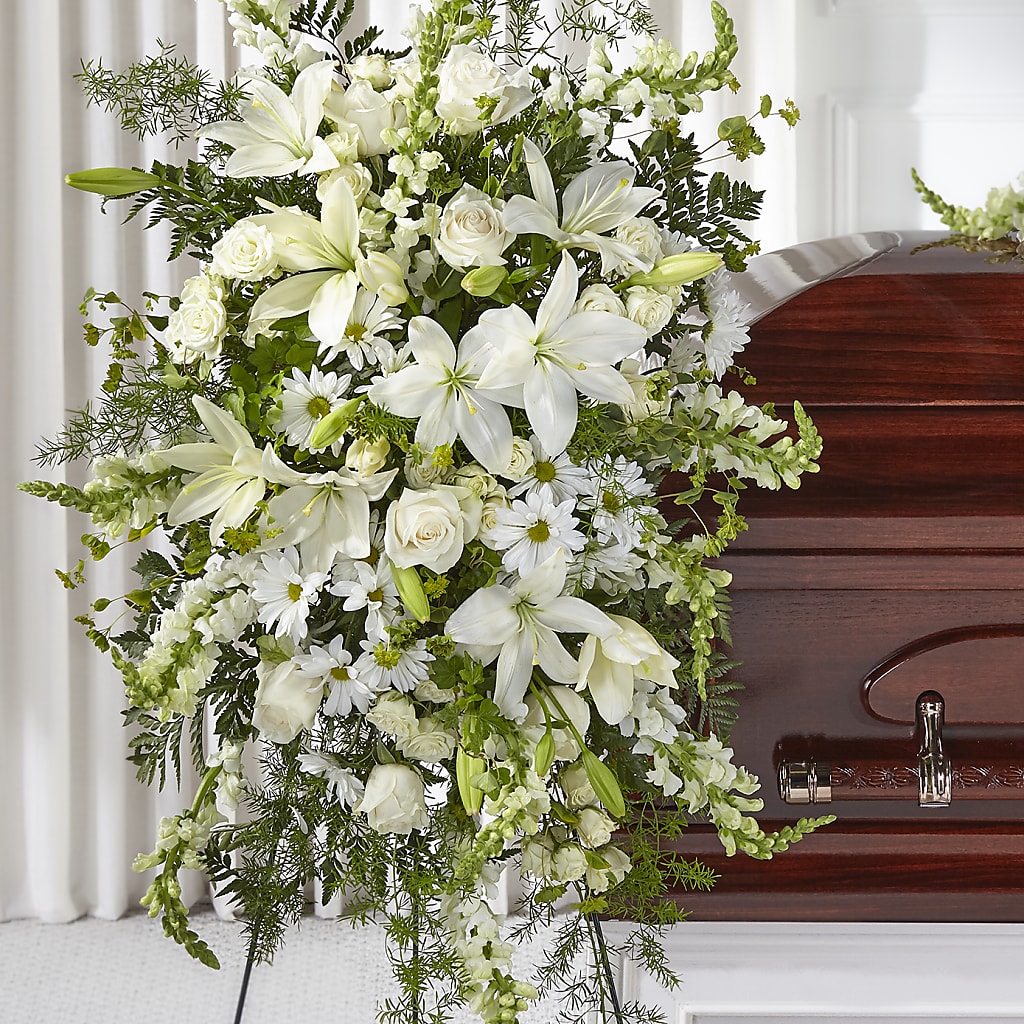 Loving Thoughts Standing Spray – Village Bloom Florist, Folsom LA