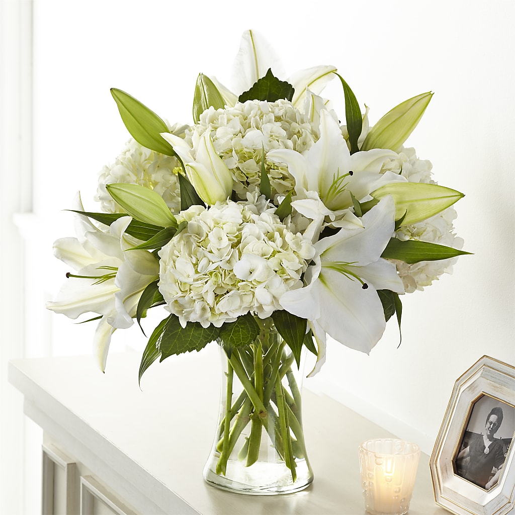 Compassionate Lily Bouquet – Village Bloom Florist, Folsom LA