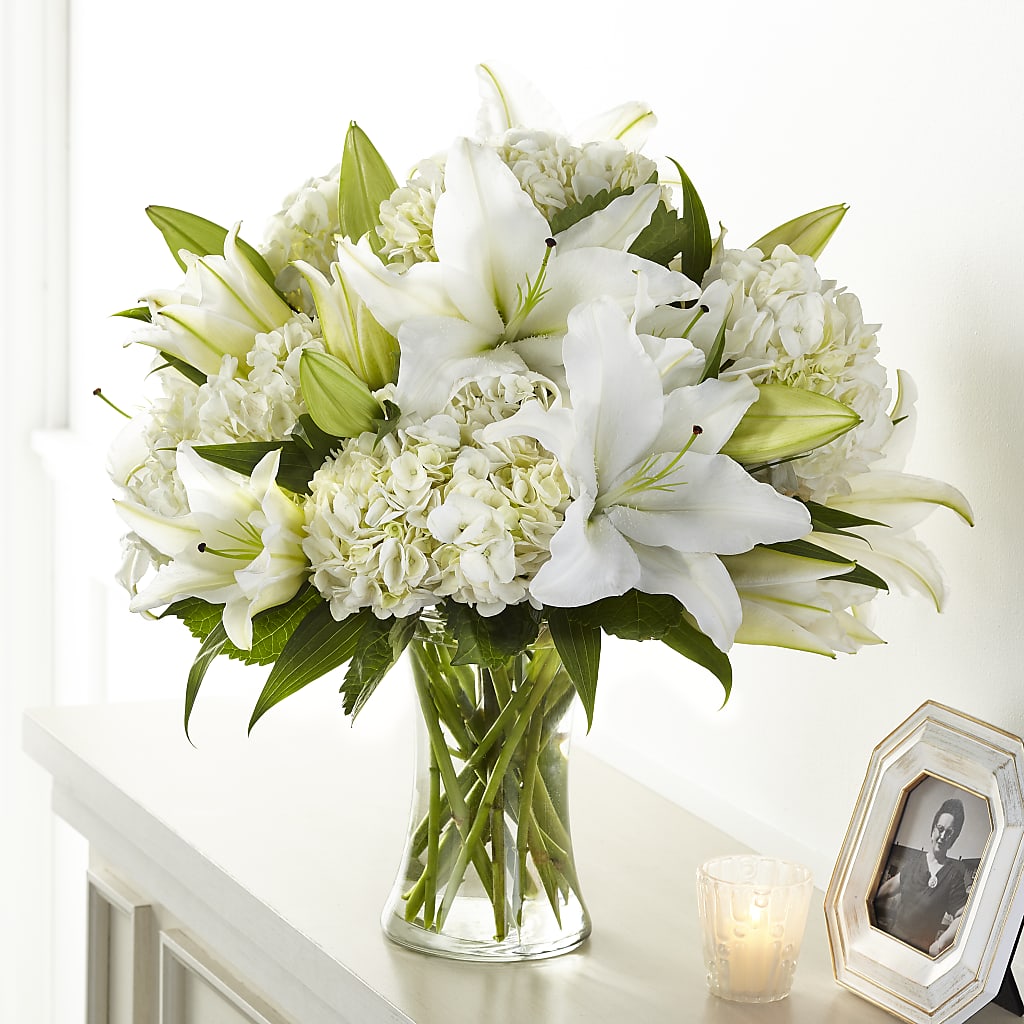 Compassionate Lily Bouquet – Village Bloom Florist, Folsom LA