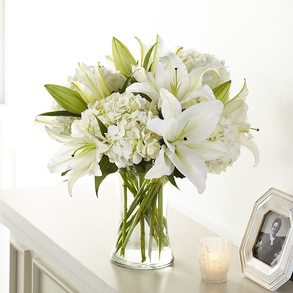 Compassionate Lily Bouquet – Village Bloom Florist, Folsom LA