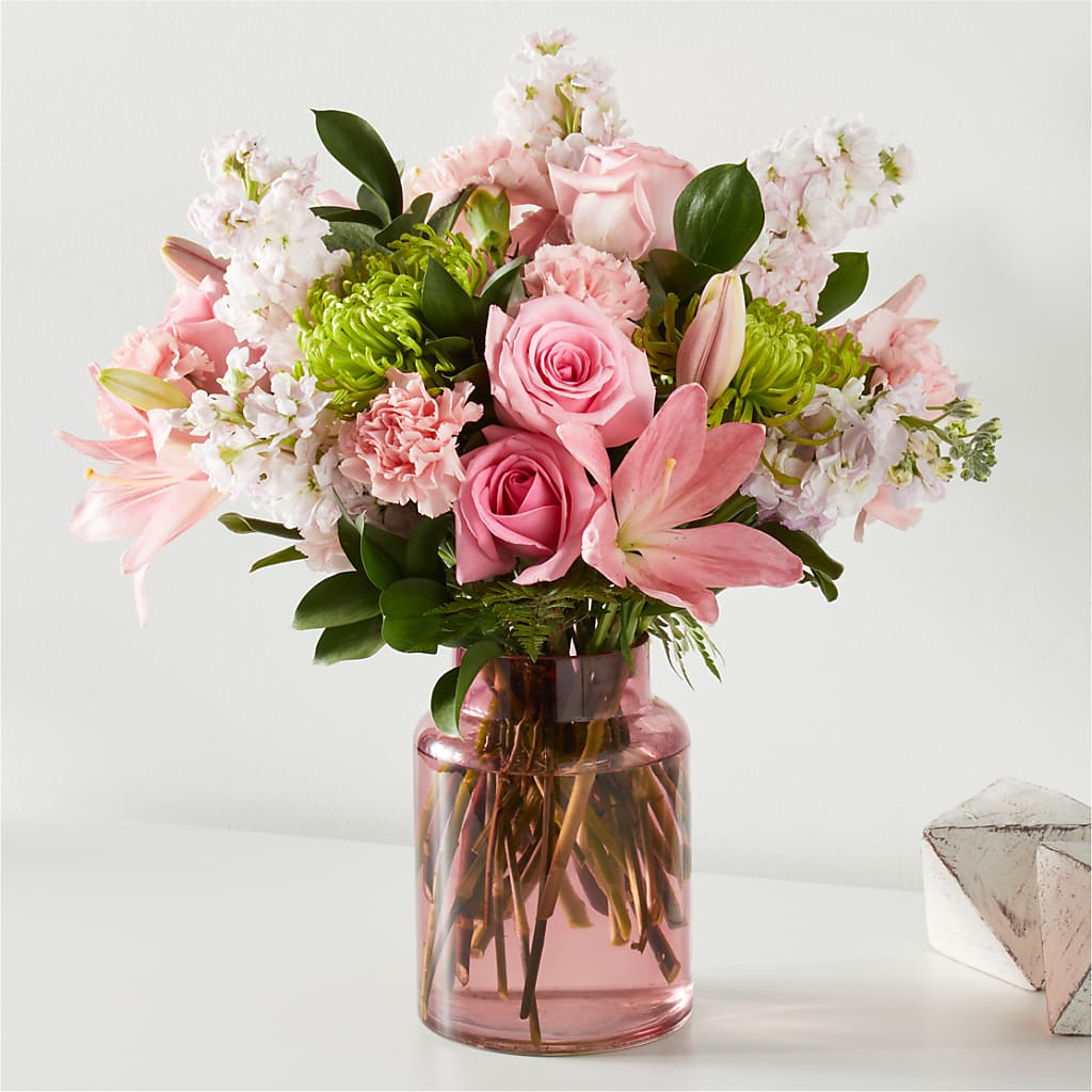 Pretty in Pink Bouquet – Village Bloom Florist, Folsom LA
