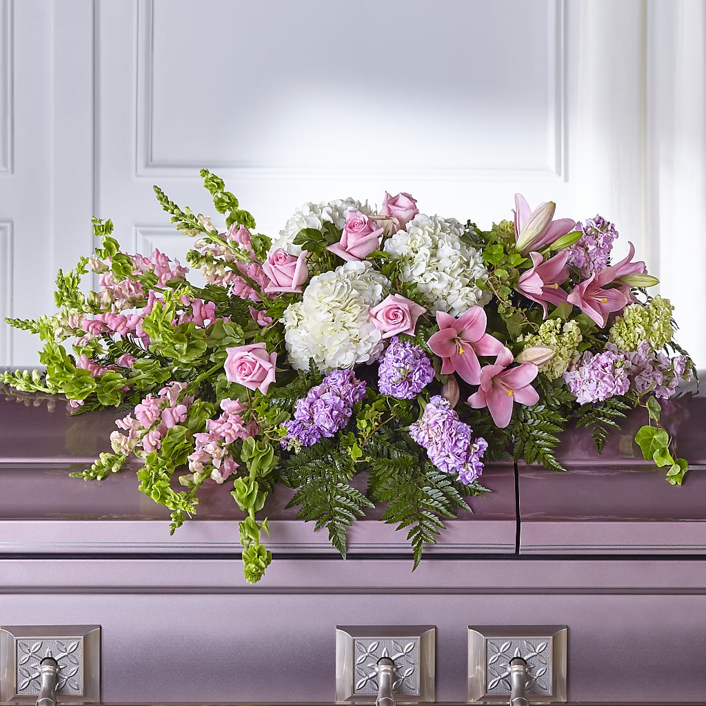 Life's Gratitude Casket Spray – Village Bloom Florist, Folsom LA