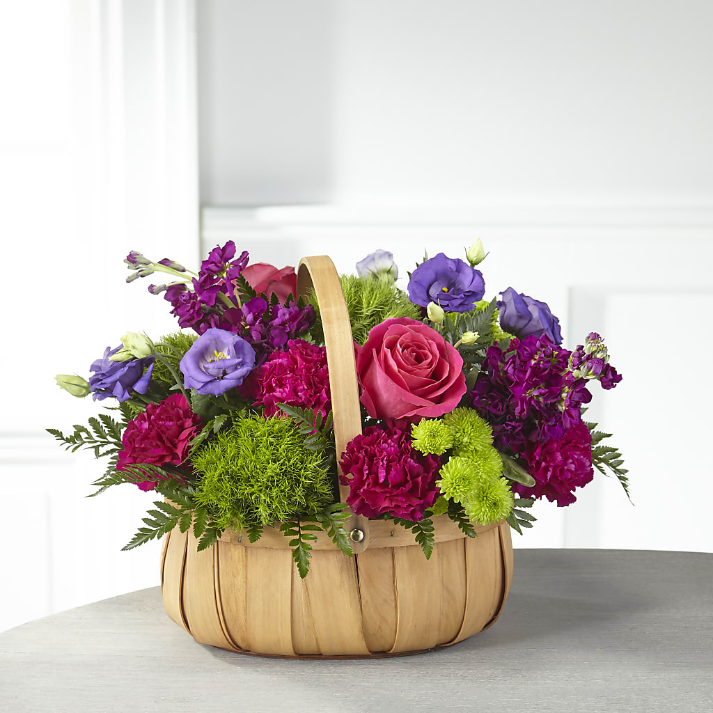 Serene Sanctuary Basket – Village Bloom Florist, Folsom LA