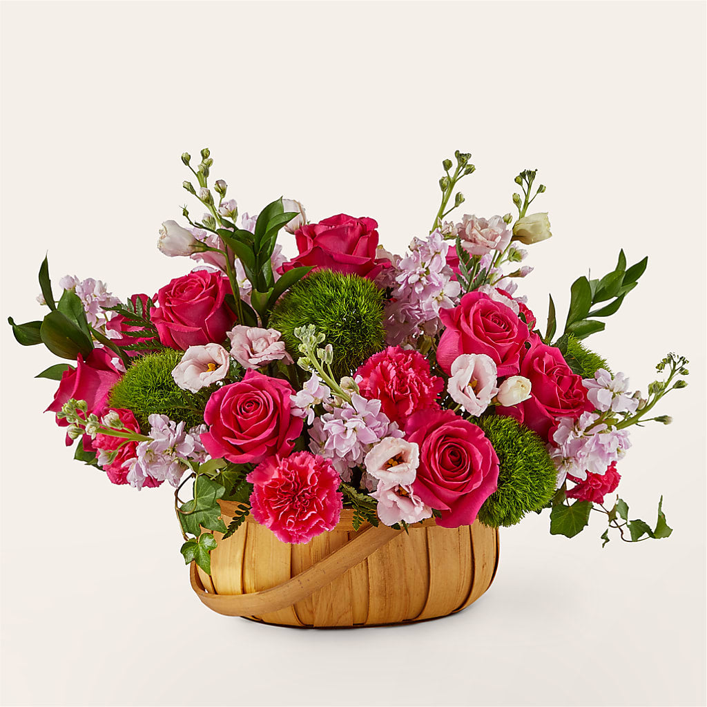 Radiance in Bloom Basket – Village Bloom Florist, Folsom LA