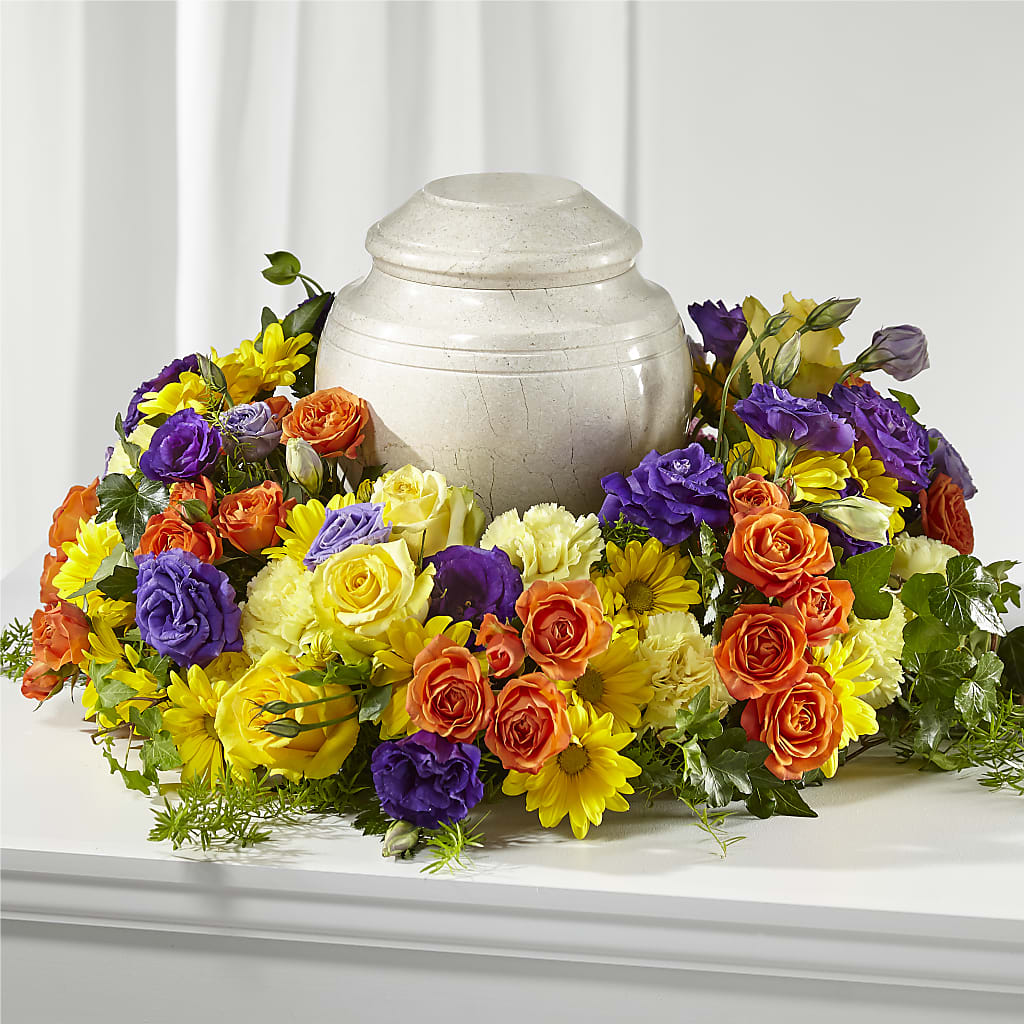 Blossoms of Remembrance Cremation Adornment – Village Bloom Florist, Folsom LA