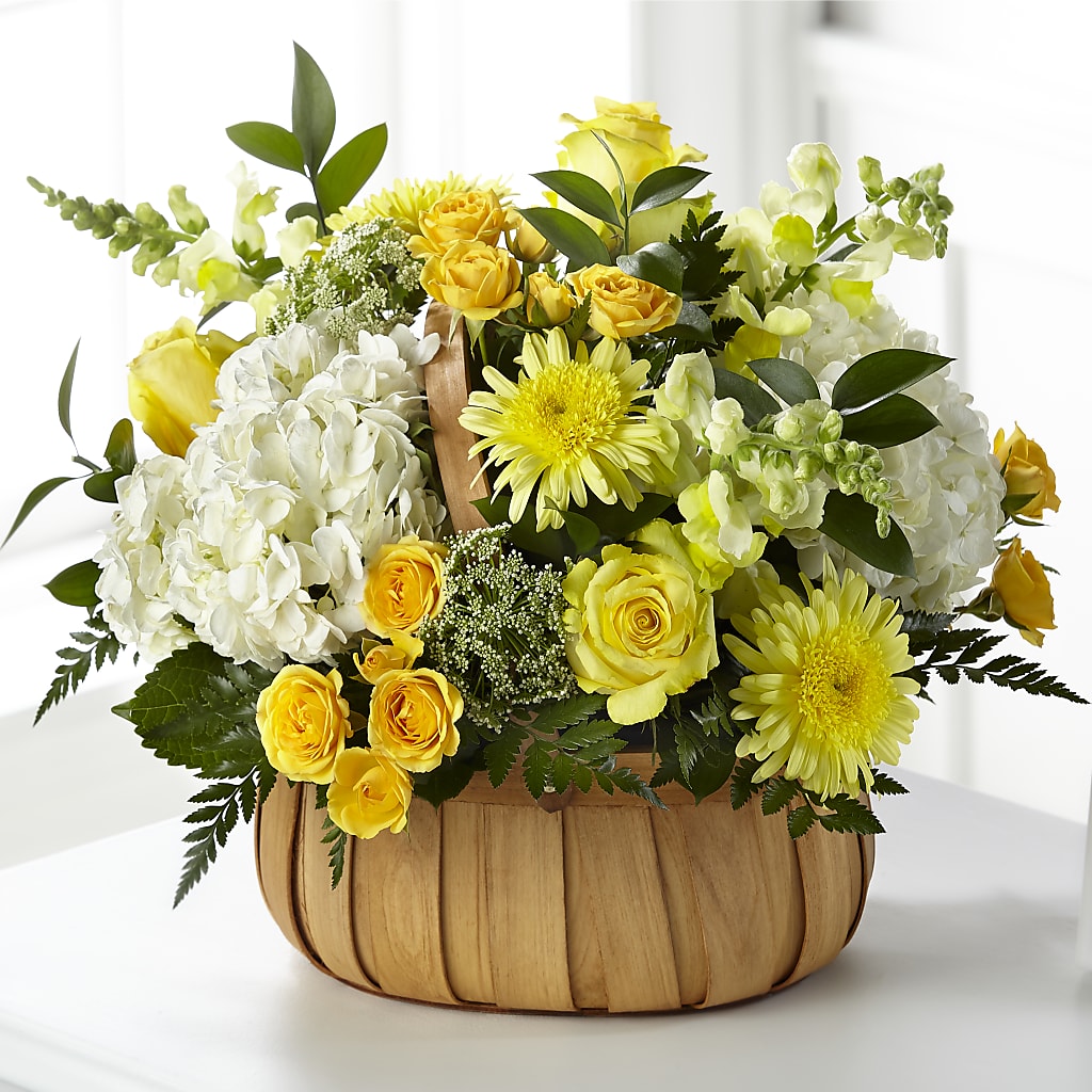 Rustic Remembrance Basket – Village Bloom Florist, Folsom LA