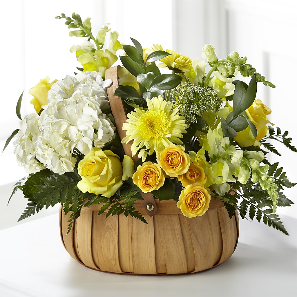Rustic Remembrance Basket – Village Bloom Florist, Folsom LA