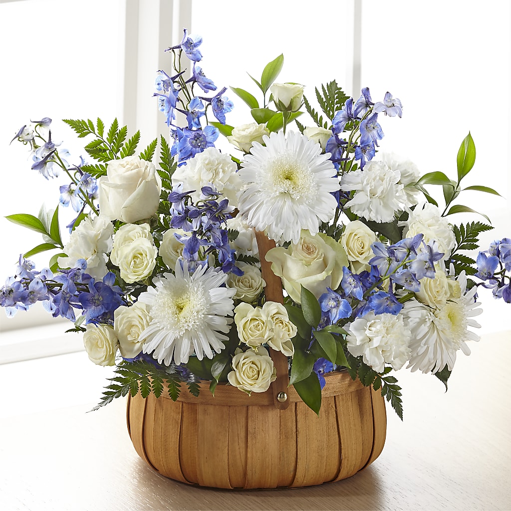 Harmony & Grace Basket – Village Bloom Florist, Folsom LA