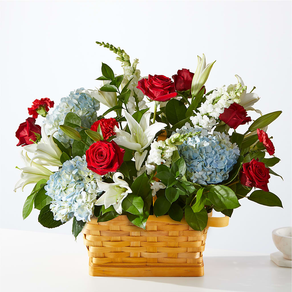 Greater Glory Basket – Village Bloom Florist, Folsom LA