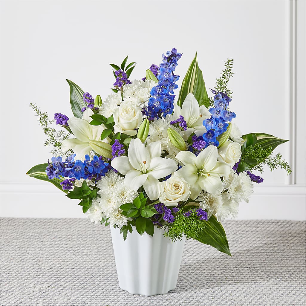Take Comfort Floor Basket – Village Bloom Florist, Folsom LA