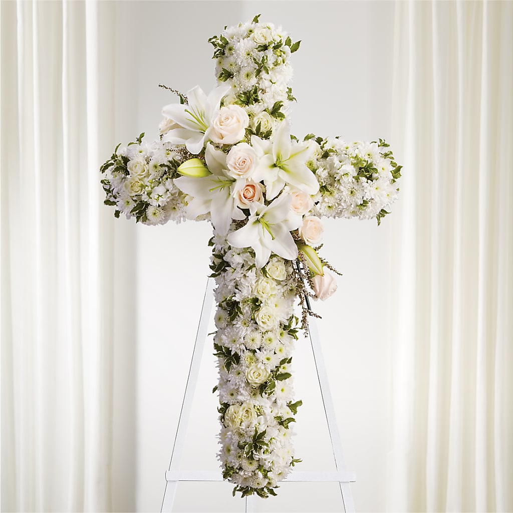 Spiritual Guidance Standing Spray – Village Bloom Florist, Folsom LA