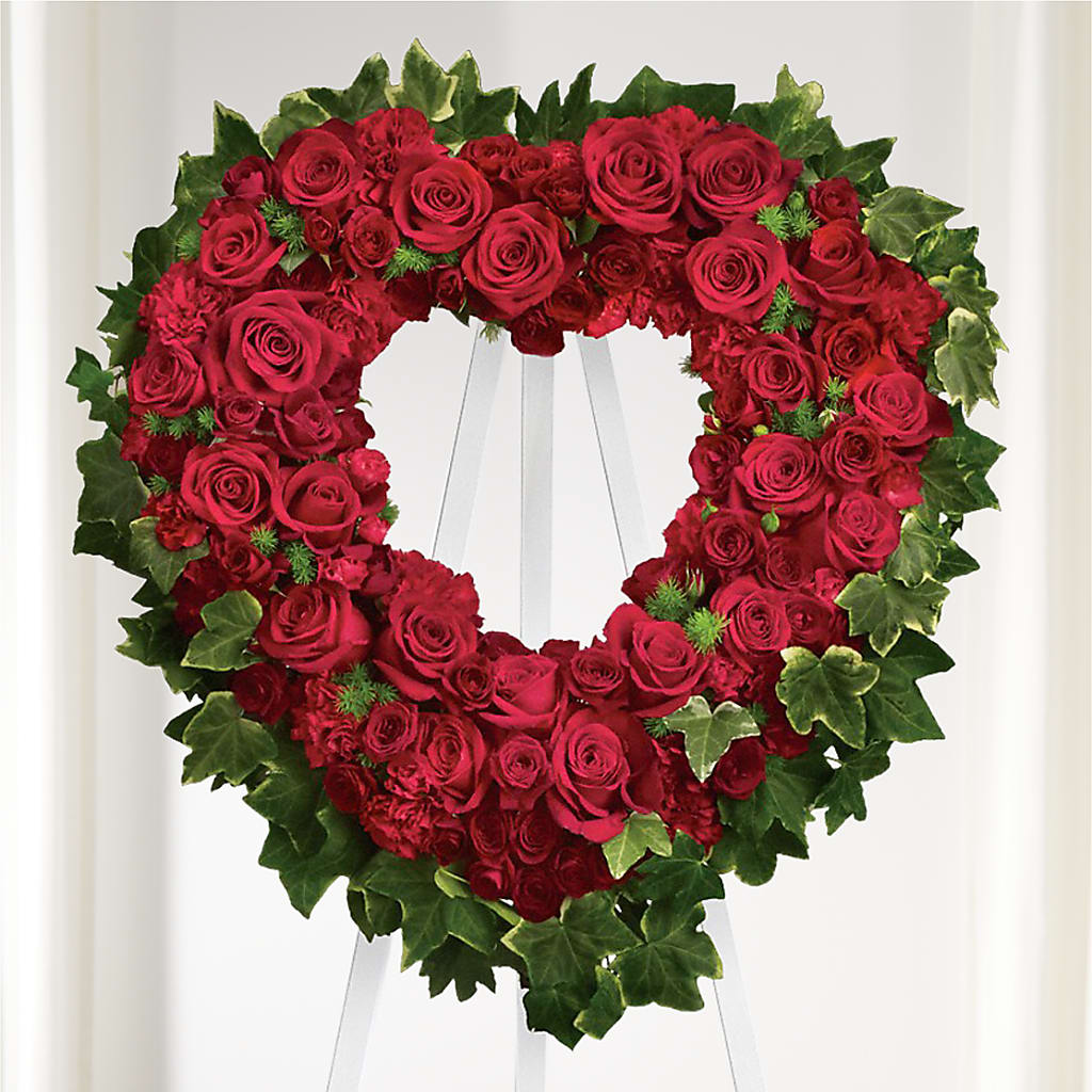 Wholehearted Standing Spray – Village Bloom Florist, Folsom LA