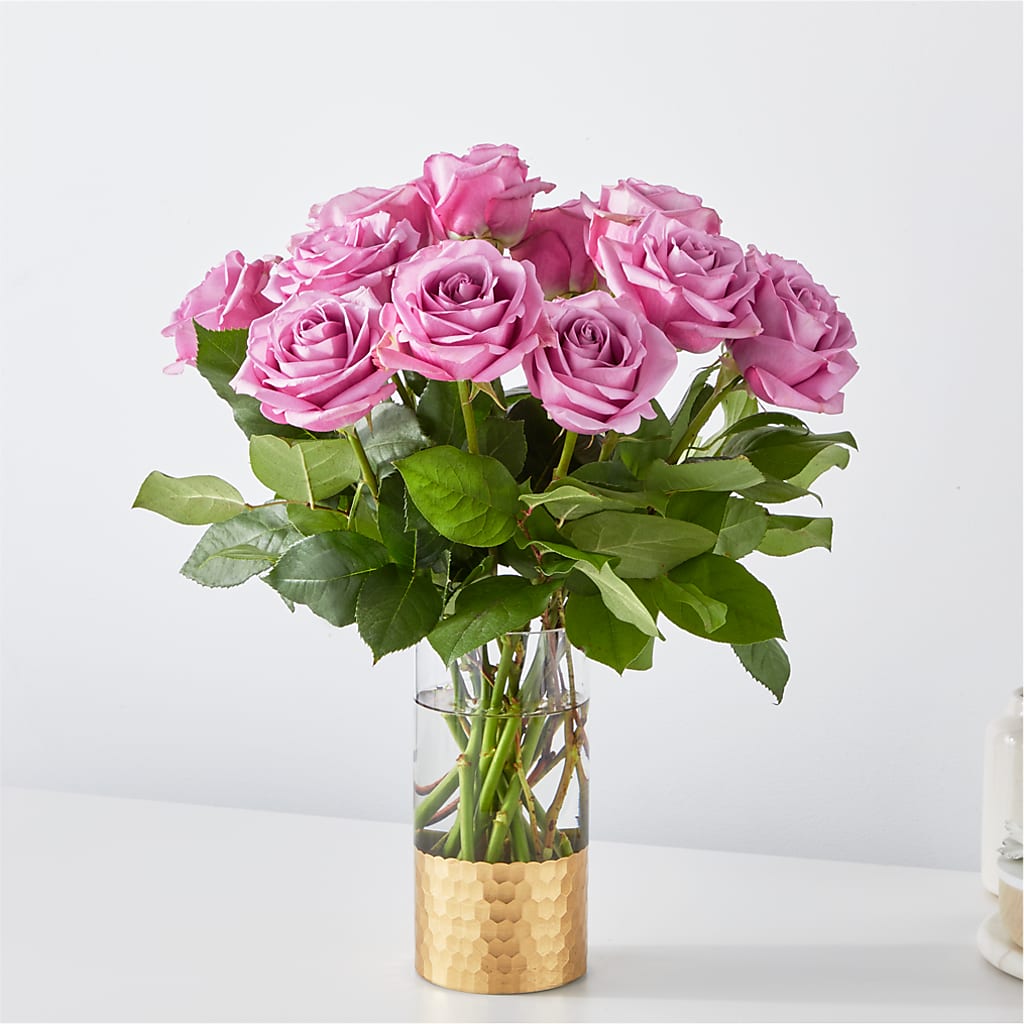 Secret Admirer Lavender Rose Bouquet – Village Bloom Florist, Folsom LA