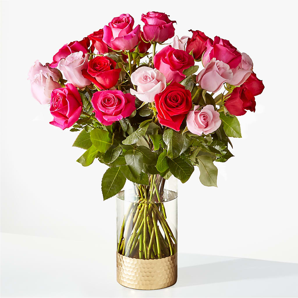 Love Notes Rose Bouquet – Village Bloom Florist, Folsom LA