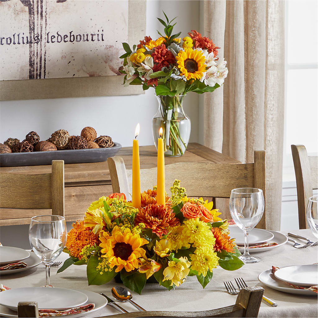 Golden Gathering Bundle – Village Bloom Florist, Folsom LA
