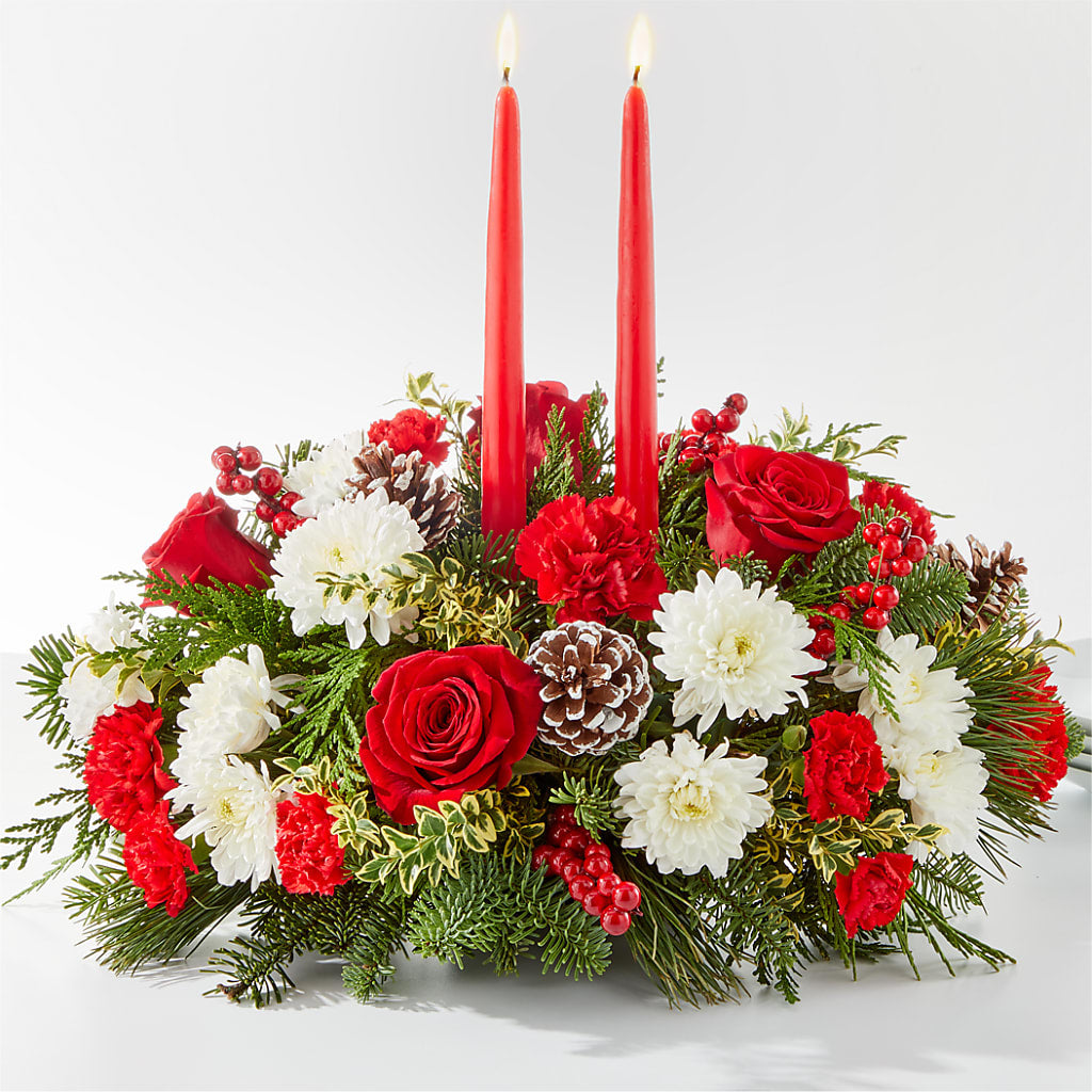 Holiday Soiree Centerpiece – Village Bloom Florist, Folsom LA